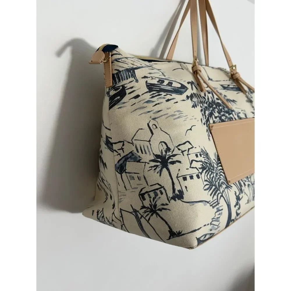 Spartina 449 Seascape Voyager Duffle Bag NWT Retired Print